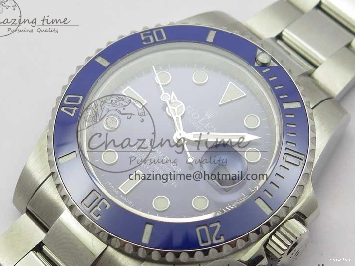 Submariner Ceramic Bp LB Edition 316L Best Dial SA3135 Blue Maker 1:1 V2 Blue on 116619 SS Bracelet 0411